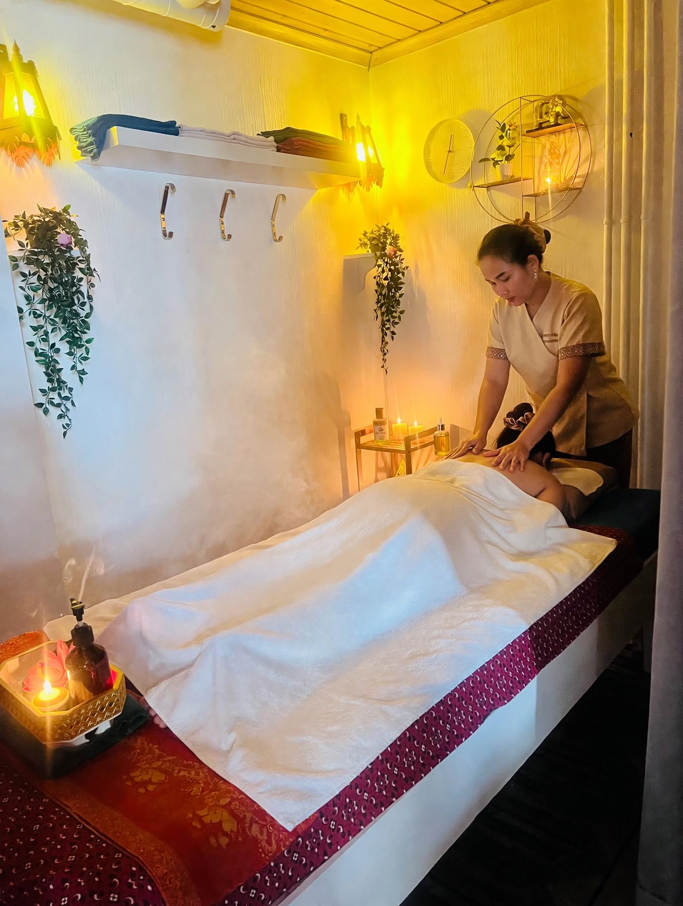 Varm klassisk massage